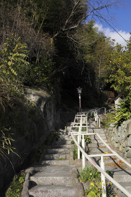石坂の急坂写真
