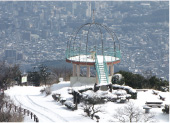 皿倉山の雪景色