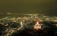 皿倉山天空ドームイルミネーション写真