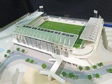北九州スタジアムの完成模型イラスト