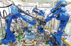 安川電機ロボット工場写真