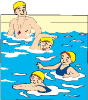 水泳教室のイラスト