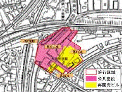 折尾駅前地区再開発事業区域