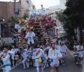 【県指定】黒崎祇園行事　人形飾山笠