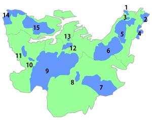 風致地区の地図