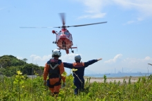 藍島での訓練