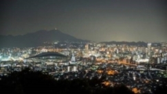 足立公園からの夜景