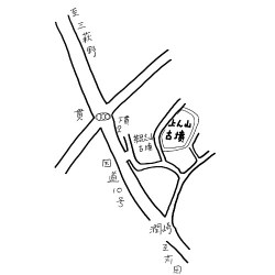 上ん山古墳の地図