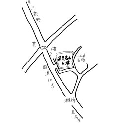 茶毘志山古墳の地図
