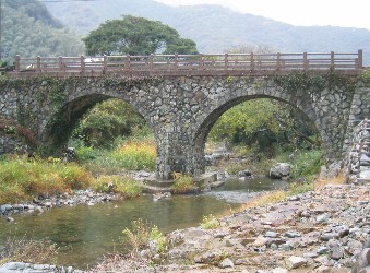 春吉の眼鏡橋の写真