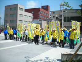 門司港レトロ地区活動の様子1