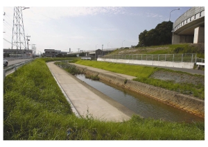 笹尾川　野面（参宮橋付近）の写真