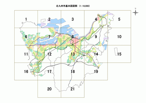 図郭割図10,000