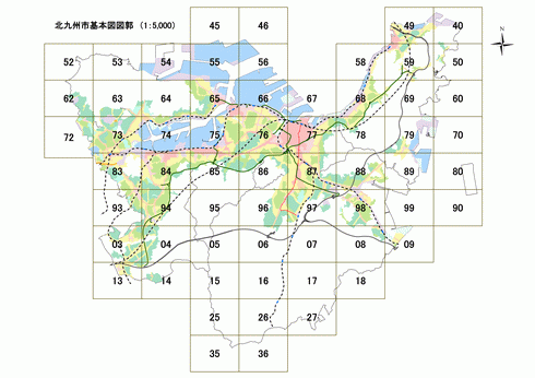 図郭割図5000