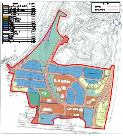 西折尾整備計画図