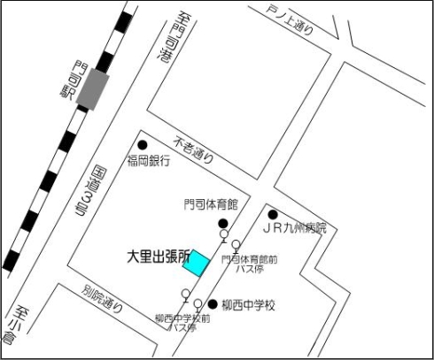 大里出張所の地図