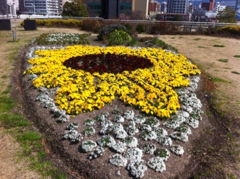 市制50周年花壇(北区役所側)の画像