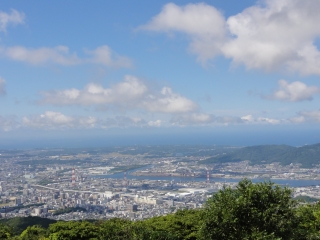 皿倉山からの景色の写真