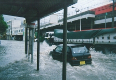 浸水被害の画像