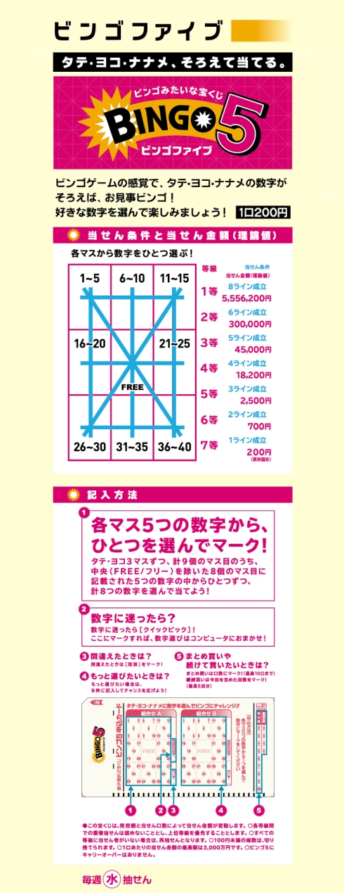 ビンゴ5