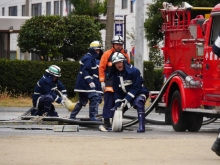 写真：訓練の様子