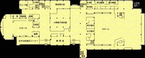 若松生涯学習センター1階平面図