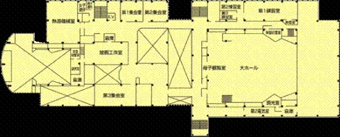 若松生涯学習センター2階平面図