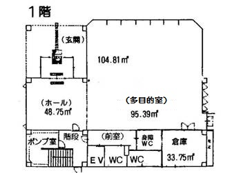 1階の平面図