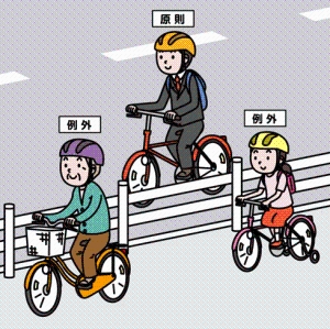 自転車の危険な運転が増えています 北九州市