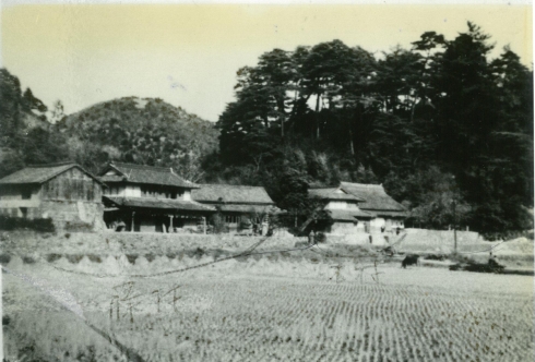 昭和10年ごろの山田集落の写真