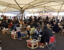 かき焼き祭り風景