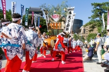 小倉祗園太鼓競演会の写真