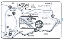 産地直送市場海と大地の位置図（PDF形式：289KB）