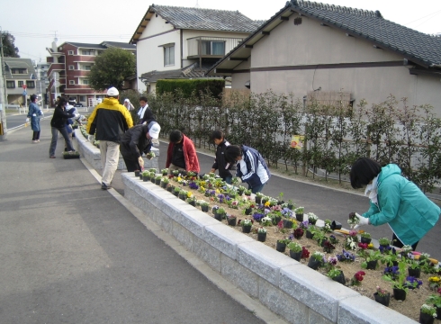 写真：道路サポーター活動状況