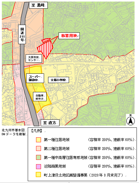 市有地の概要図