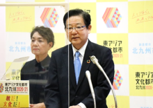 令和3年11月10日北九州市長記者会見画像