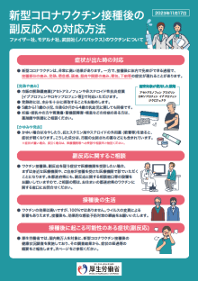 ワクチン接種後の副反応への対応方法