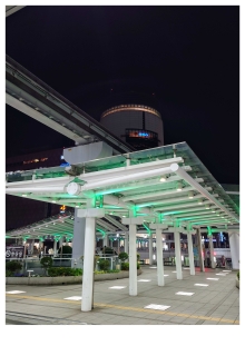 小倉駅周辺ライトアップの写真