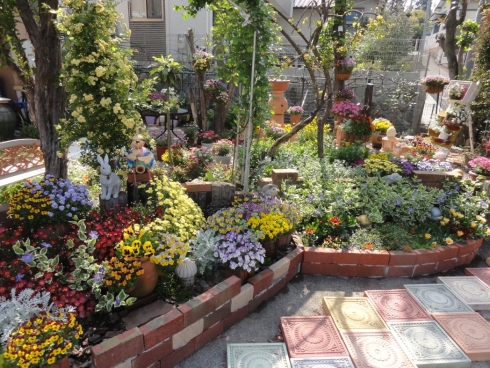 仁禮 久美子さんの花と緑づくりの写真