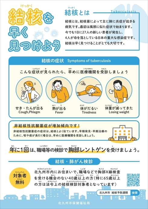 令和8年度結核予防週間チラシ・ポスター