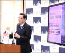 令和3年12月24日北九州市長記者会見画像