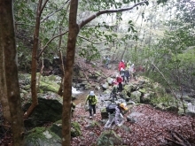 福智山登山の様子