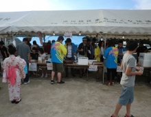 校区の祭りに出店