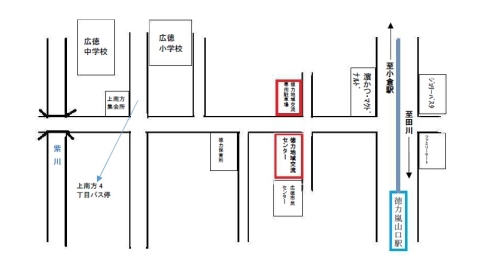 徳力地域交流センター案内図