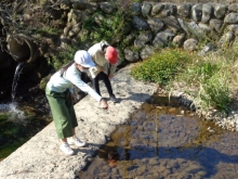 地域を調査する様子の写真