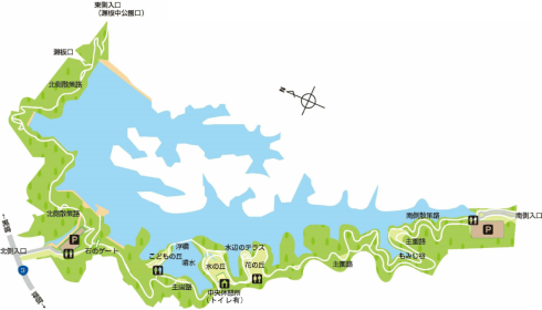 瀬板の森公園マップ