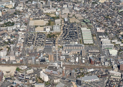 城野駅北地区鳥瞰写真