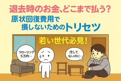 「退去時のお金、どこまで払う? 原状回復費用で損しないためのトリセツ」