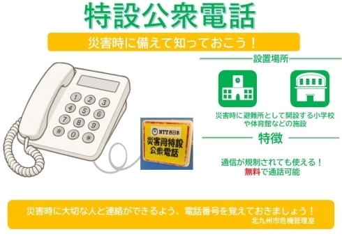 災害時に備えて知っておこう！