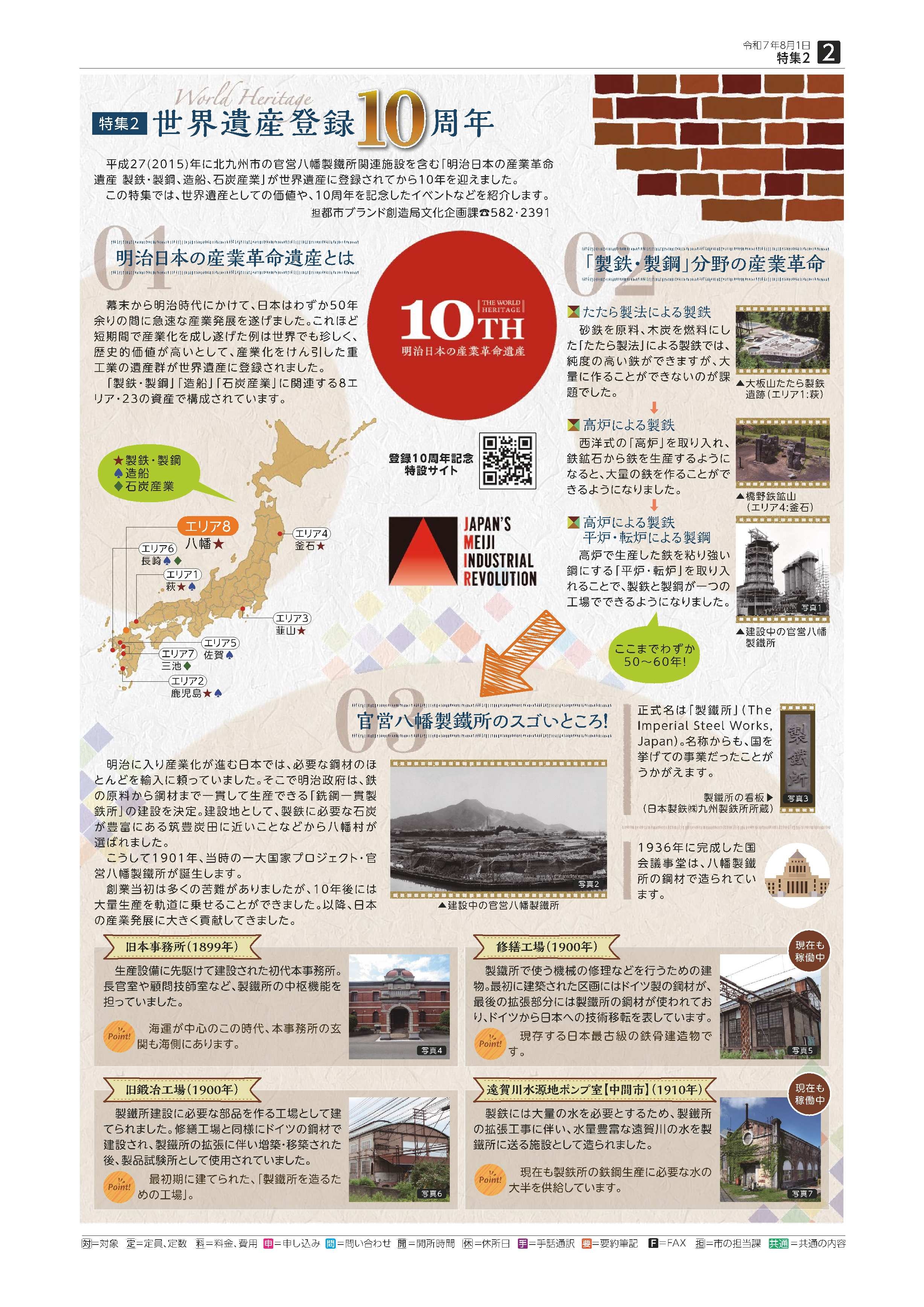市政だよりの2面イメージ